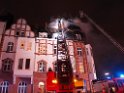 Feuer 3 Dachstuhlbrand Koeln Muelheim Gluecksburgstr P025